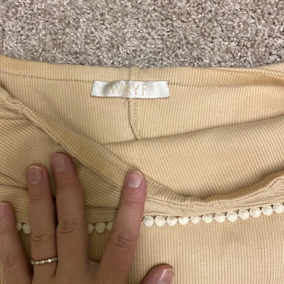 Wayf tan dress- like new - Picture 4 of 4